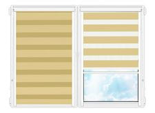 Рулонные кассетные шторы День Ночь Неаполь 92 цена. Купить в «Мастерская Жалюзи»